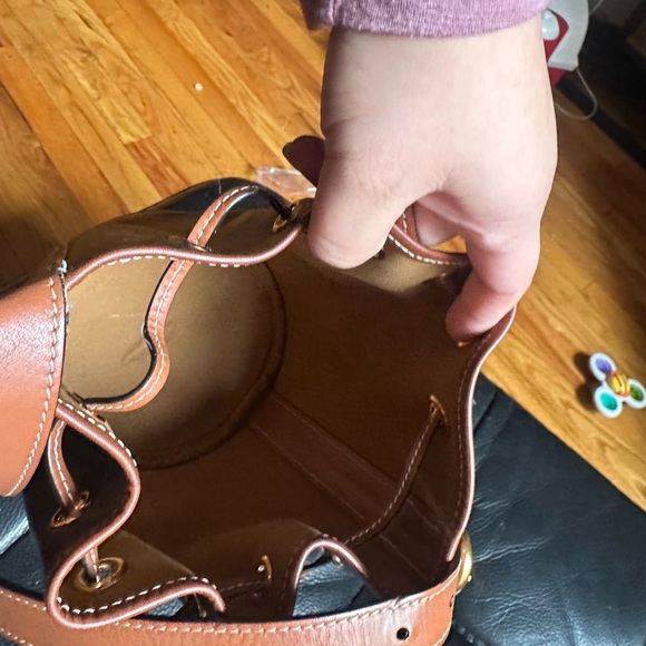 Celine Triomphe canvas small bucket bag - Picture 11 of 15